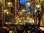 Przepiękna świąteczna iluminacja na ulicach Florencji
