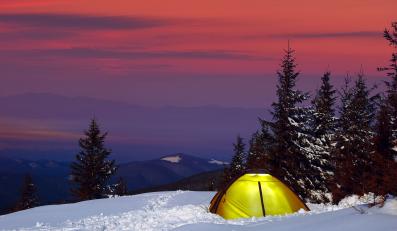 Biwak przy minus 40 stopniach? Nowa rozrywka