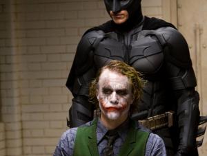 Christian Bale i Heath Ledger w  quot;Mrocznym rycerzu quot;