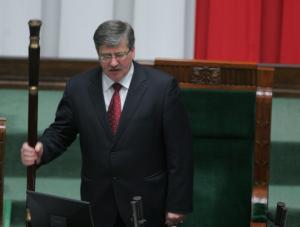 Mają sie pojawić zmiany w nowym regulaminie Sejmu autorstwa Bronisława Komorowskiego
