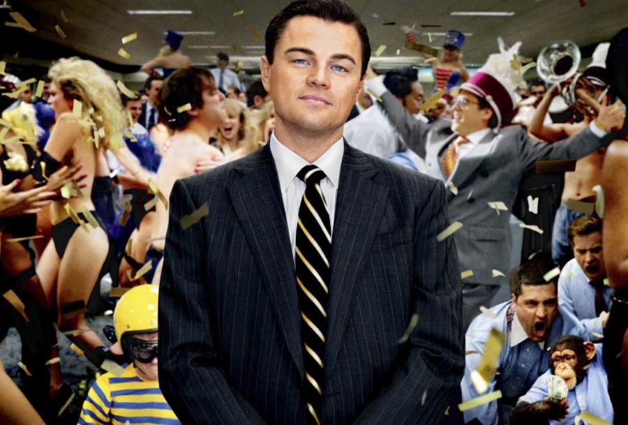 Leonardo DiCaprio w filmie "Wilk z Wall Street"