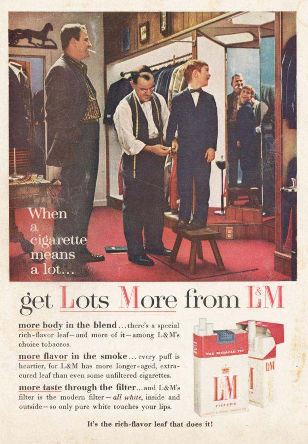 Papierosy "L&M" rok 1959