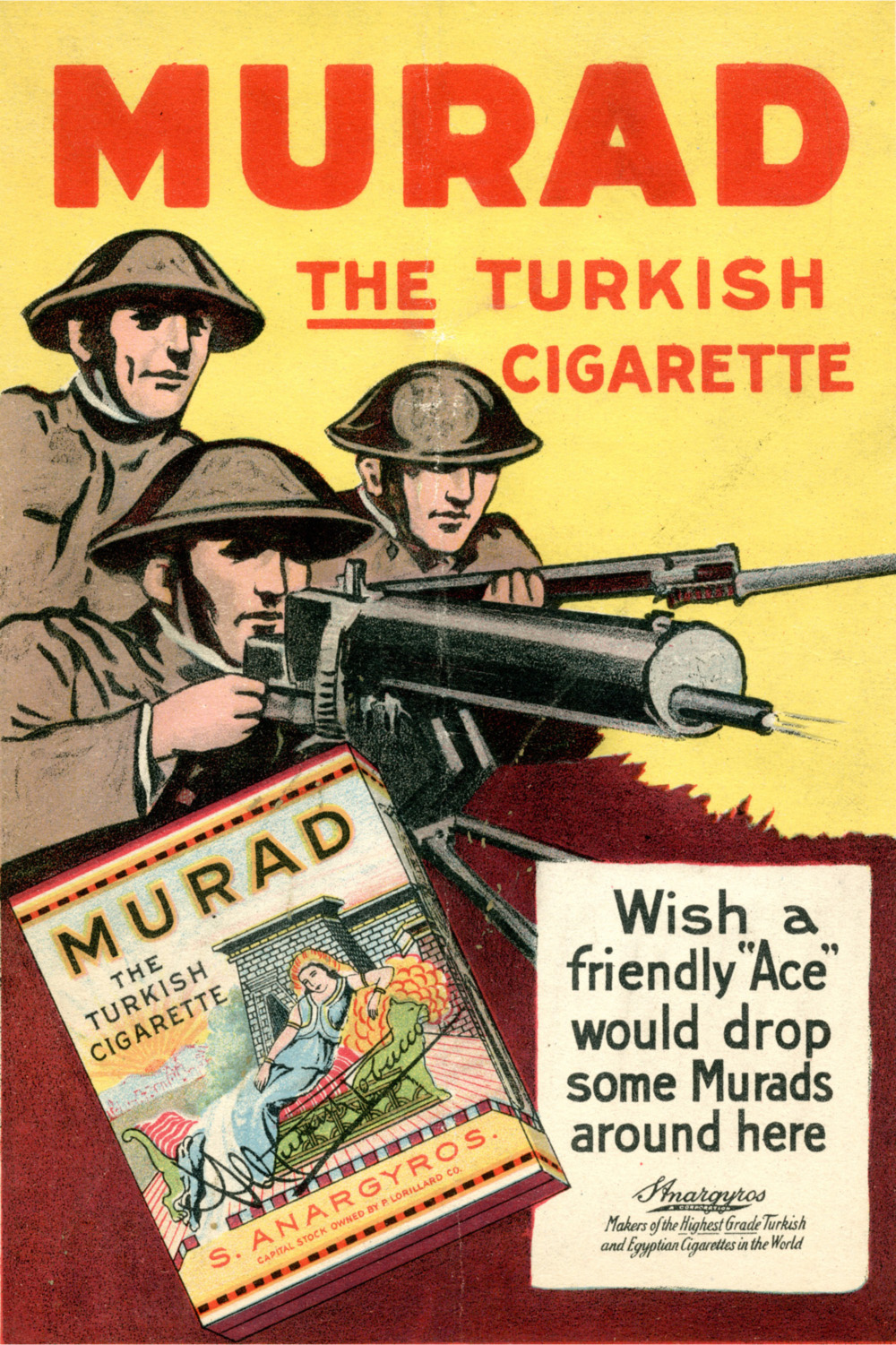 Papierosy "Murad", rok 1919