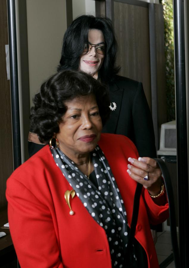 Michael Jackson i jego matka Katherine