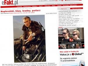 Lider SLD lansuje się na Jamesa Deana
