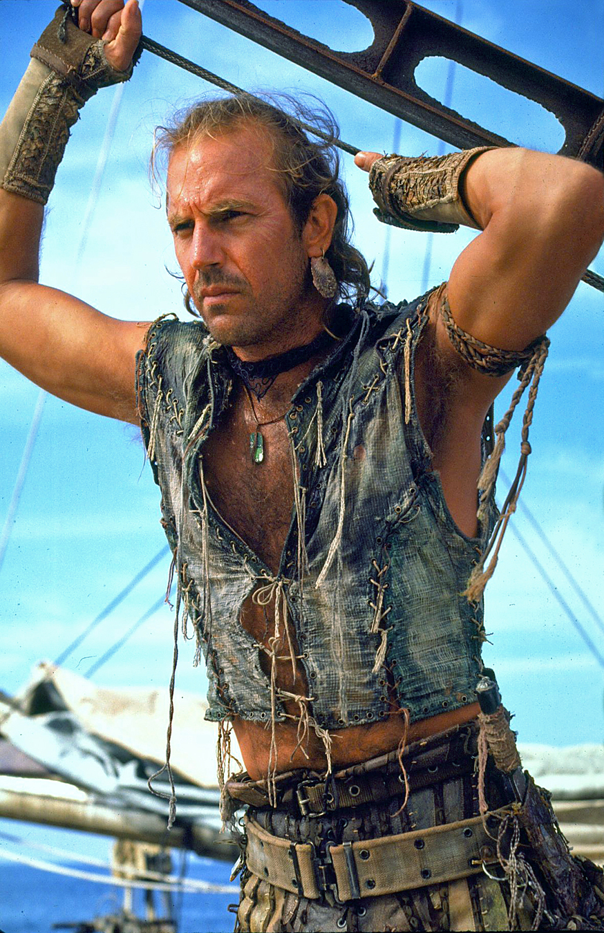 Kevin Costner w filmie "Wodny świat"