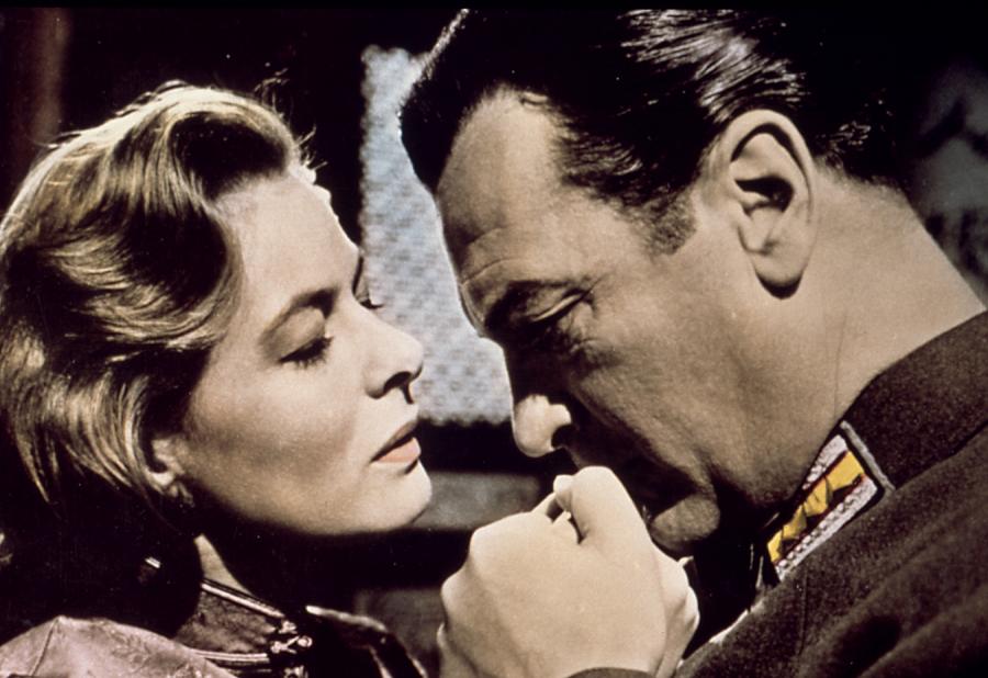 Ingrid Bergman i Curd Jürgens w filmie "Gospoda szóstego dobrodziejstwa"
