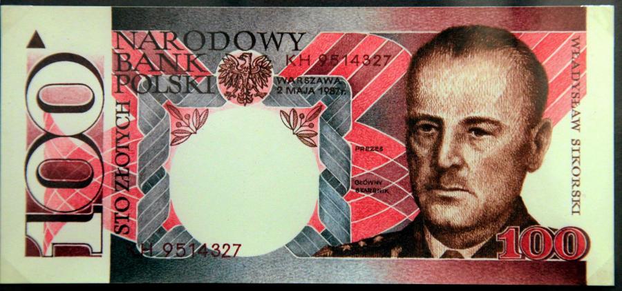 Banknoty polskie. Projektant i grafik ANDRZEJ HEIDRICH