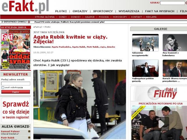 Agata Rubik kwitnie w ciąży