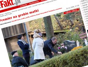 Donald Tusk odwiedził grób matki